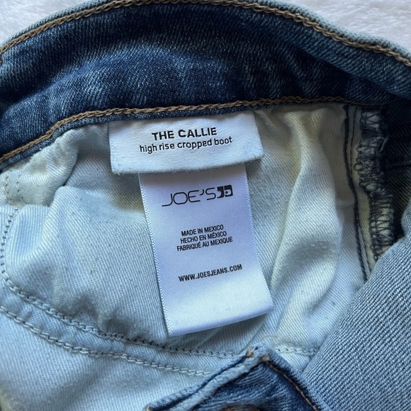 Joe’s Jeans The Callie High Rise Cropped Bootcut Solstice Sz 30 - Picture 10 of 17